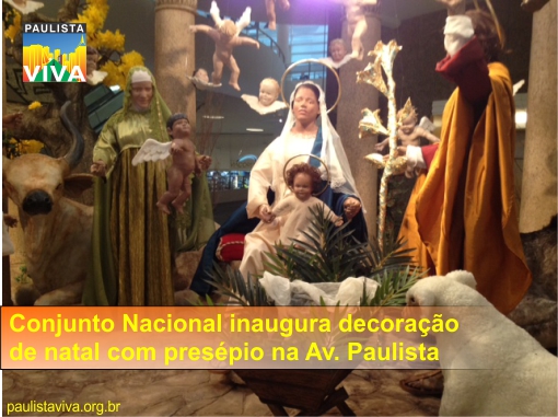 Conjunto Nacional inaugura decoração de Natal com foco na sustentabilidade